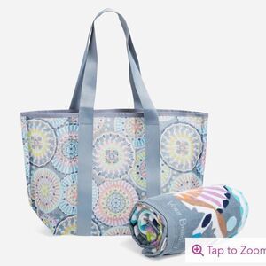 Vera Bradley Factory Style Mesh Beach Bundle in Sunny Medallion NWT
